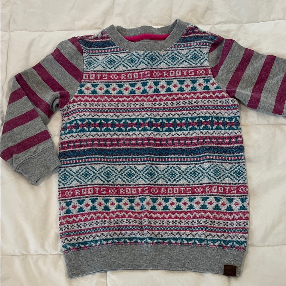 Vintage Roots Kids Patterned Sweater